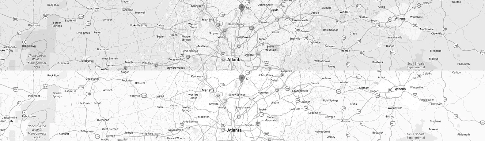 Map of Atlanta Office